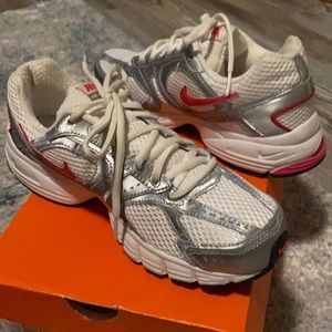 Nike Pink/White/Silver Sneakers